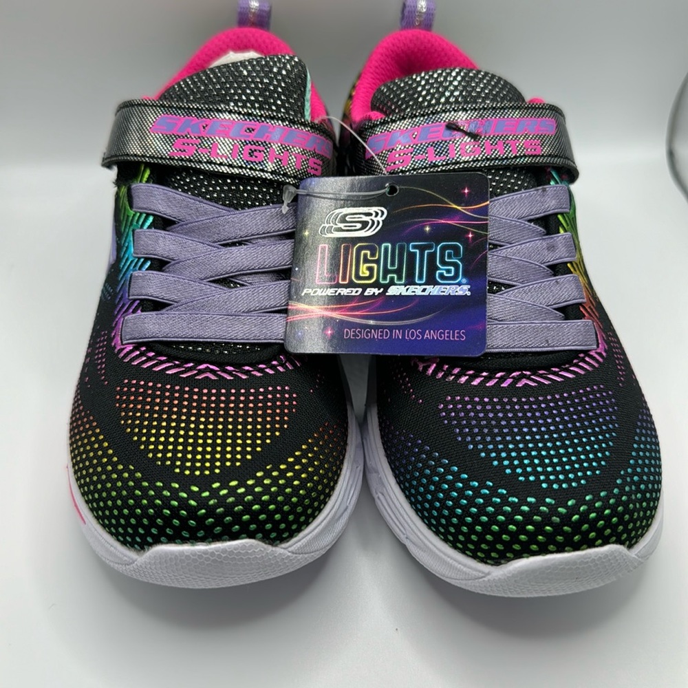 Skechers Lights Litebeams Sneakers- Girls Size 11.5- NWT IN BOX